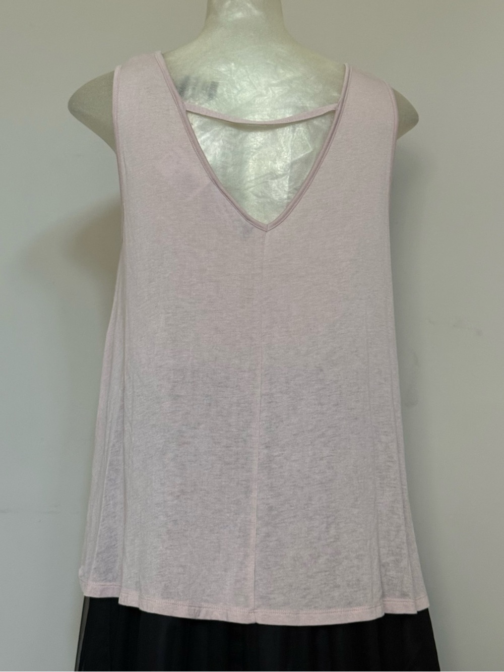 Jennifer Lopez Pale Pink Rhinestone Swing Tank Size L - Picture 4 of 8
